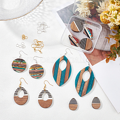 Kit de fabrication de boucles d'oreilles bricolage&nbsp;DIY-OC0007-41