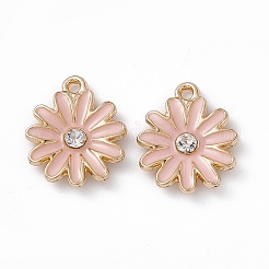 Pendenti strass in lega&nbsp;PALLOY-P287-01LG
