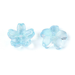 Capuchons de perles de verre transparents pour peinture de cuisson&nbsp;DGLA-N014-06A-03