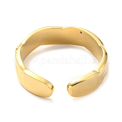 Bague ouverte en acier inoxydable 304 pour femme&nbsp;RJEW-C016-19G
