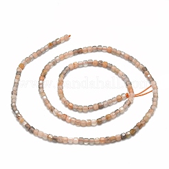 Natürliche Multi-Mondstein-Perlenstränge&nbsp;G-E576-70