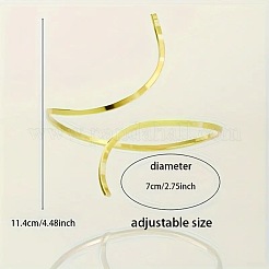 Bracelets de cheville en fer courbé poli&nbsp;WG00C9B-01