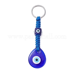 Porte-clés pendentif en lampe mauvais œil faits à la main&nbsp;KEYC-JKC00571