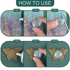 DIY-Schmetterlingsanhänger aus Kuppellegierung&nbsp;DIY-PH0023-39AB