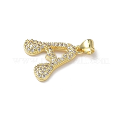 Ottone micro spianare pendenti zirconi&nbsp;KK-L243-32G