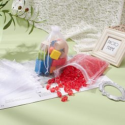 Organza-Geschenktüten mit Kordelzug&nbsp;OP-R016-17x23cm-04