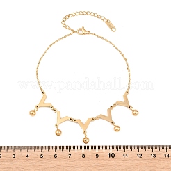 Gliederfußkettchen aus Edelstahl 304&nbsp;LS-BJEW-H643-07G