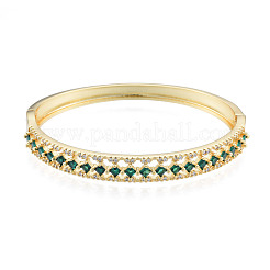 Armreif mit Raute aus Zirkonia&nbsp;BJEW-N014-013