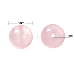 Perle rotonde in quarzo rosa naturale del Madagascar da 100 pz 8 mm&nbsp;DIY-LS0002-50