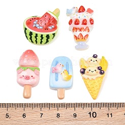 Cabujones de imitación de alimentos con esmalte de resina opaca&nbsp;RE-CBAFAAF-02