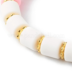 Ensembles de bracelets extensibles en perles d'argile polymère faites à la main&nbsp;BJEW-JB06427-04