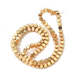 Fili di perline di ematite sintetica non magnetica elettrolitica&nbsp;G-H020-I01-03