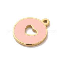 304 Edelstahl-Emaille-Anhänger&nbsp;STAS-B074-03G-04
