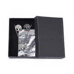 Set di collane e orecchini pendenti in acciaio inossidabile&nbsp;SJEW-JS01027