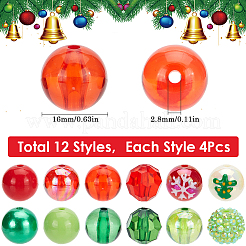 Kit de fabrication de bijoux DIY sur le thème de Noël&nbsp;DIY-SC0026-04