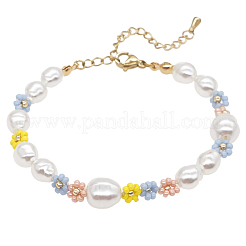 Verstellbare Perlenarmbänder&nbsp;BJEW-C011-34