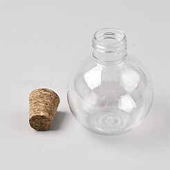 Bouteilles à vœux rondes en plastique&nbsp;AJEW-WH0455-356B