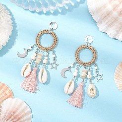 Ohrringe Shell Stud&nbsp;EJEW-TA00615-01