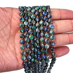Natürliche Chrysokolla und Lapislazuli Perlen&nbsp;G-K389-B81-01