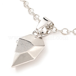 Conjuntos de collares pendientes de corazón de aleación de chapado en rack&nbsp;NJEW-B081-08C