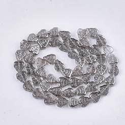 Chapelets de perles en verre électroplaqué&nbsp;EGLA-T017-05