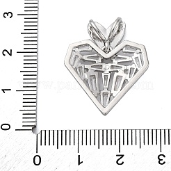 Ottone micro spianare pendenti zirconi&nbsp;KK-V009-28G