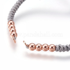 Fabrication de bracelets de perles tressées en nylon&nbsp;BJEW-F360-FRG03