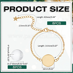 8 bracelet en acier inoxydable 304&nbsp;STAS-ME0001-69