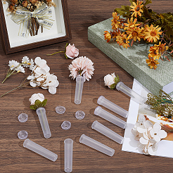 50 tube à eau floral en plastique pour compositions florales ({1} pièce).&nbsp;AJEW-GF0014-22
