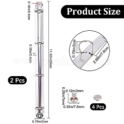 Dorsi per rilegatura in acciaio a4&nbsp;DIY-GF0014-03A