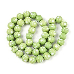 Chapelets de perles vernissées manuelles&nbsp;LAMP-N028-21H