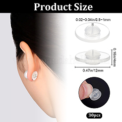 30 Uds tuercas de oreja de silicona&nbsp;SIL-BBC0001-04B