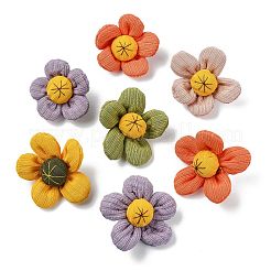 10 Stück Baumwollnadeln in Sonnenblumenform&nbsp;JEWB-CJ0001-71