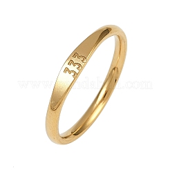 Anelli a fascia semplice in acciaio inossidabile 304&nbsp;RJEW-P151-01G-01