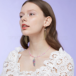 40 pendentif en filigrane en acier inoxydable 201&nbsp;STAS-GA0001-78