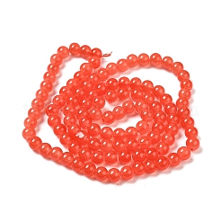Perles rondes en verre imitation jade&nbsp;DGLA-Q021-8mm-32