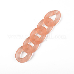 Anelli in acrilico trasparente che collega&nbsp;OACR-T024-01-K06