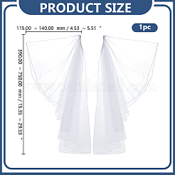 Manches longues en maille polyester amovibles&nbsp;AJEW-WH0794-30
