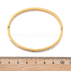 Armreifen aus 304 Edelstahl mit Strassen für Damen&nbsp;BJEW-Z092-08G