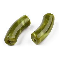 Undurchsichtige zweifarbige Acrylperlen&nbsp;MACR-ZX023-01A