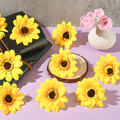 30 Stück künstliche Sonnenblume aus Stoff&nbsp;DIY-SP0005-97