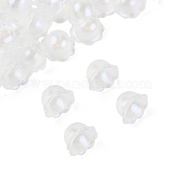 50 Stück transparente Acryl-Perlenkappen&nbsp;OACR-FS0002-41