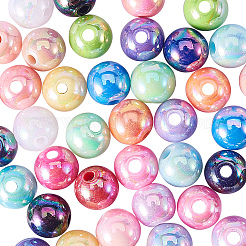 600pcs 24 Farben undurchsichtige Acrylperlen&nbsp;MACR-CJ0001-16