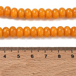 Gefärbt natürlichen weißen Jade Perlen Stränge&nbsp;GG-CBA9281-A11-5x8mm