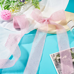 2 rouleau de ruban en polyester thermocollant à strass et bords francs&nbsp;OCOR-TA0003-95D