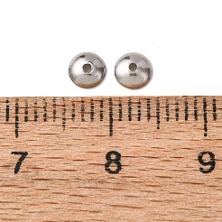 Capuchons de perles demi-ronds apétales en acier inoxydable 304 résistants au ternissement&nbsp;STAS-N039-02