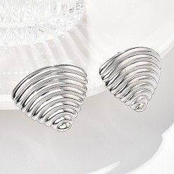 Pendientes de acero inoxidable 304 para mujer&nbsp;LS-EJEW-K306-22P