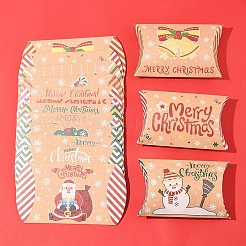 24 Stück 12 Stile Weihnachtsthema Karton Süßigkeiten Kissenboxen&nbsp;CON-FS0001-12