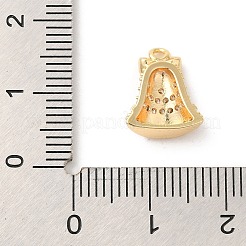 Adornos de latón micropavé de circonia cúbica&nbsp;KK-P278-09G
