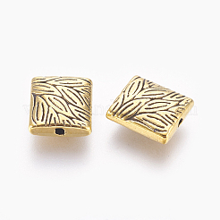 Perles en alliage de style tibétain&nbsp;X-TIBEB-ZN29282-G-LF